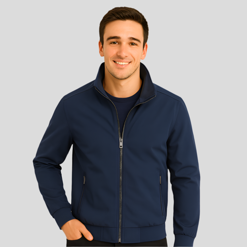 Krohn-e | Leichtgewicht Herrenjacke mit Reißverschluss