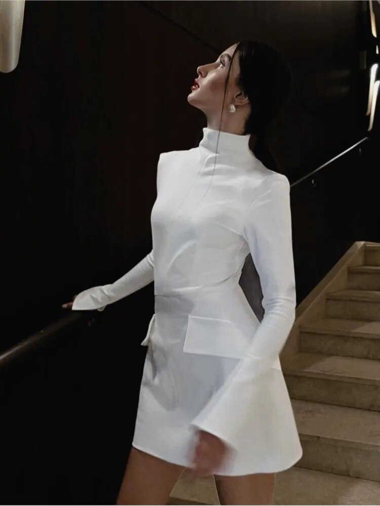 Elegantes Vanessa Damenkleid mit langen Ärmeln