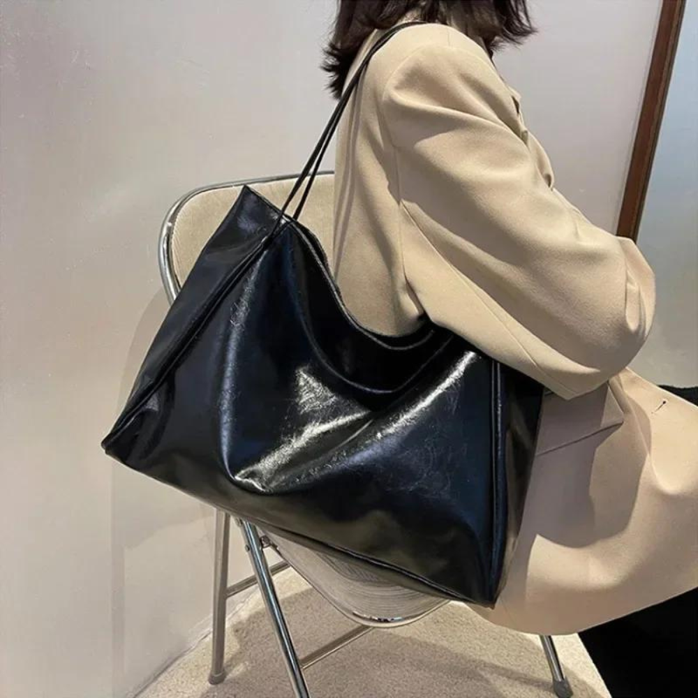 Krohn-e | Lederhandtasche in Bordeaux