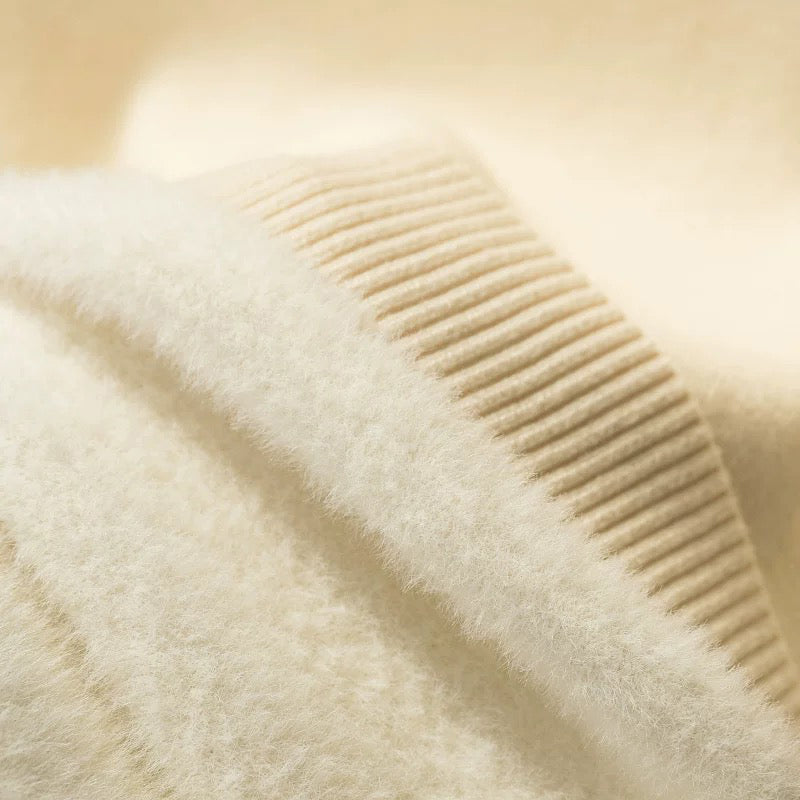 Krohn-e | Übergroßer Kaschmir Damen Rollkragenpullover