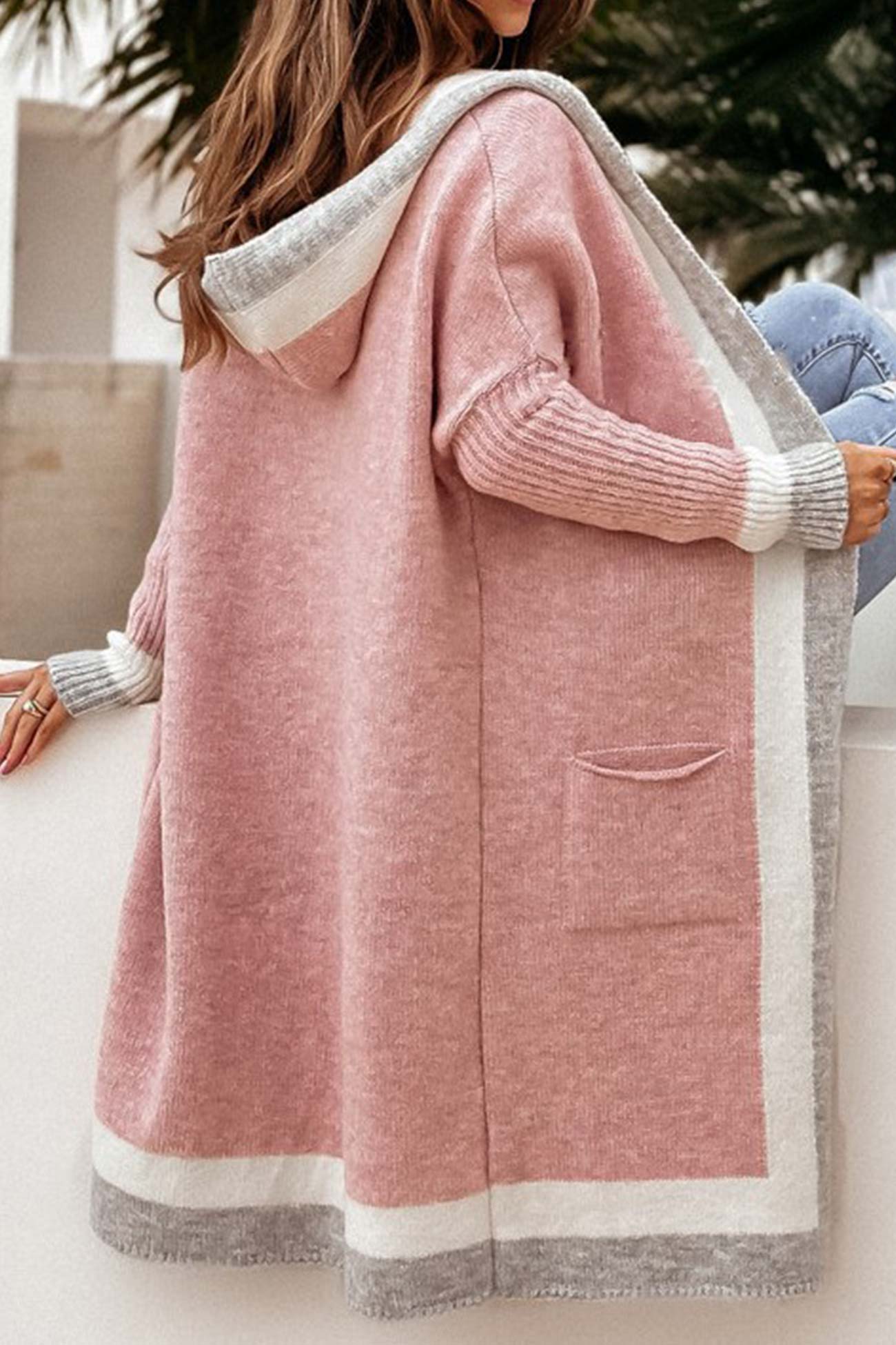 Damen Herbst Kapuzencardigan Beatrix – elegant
