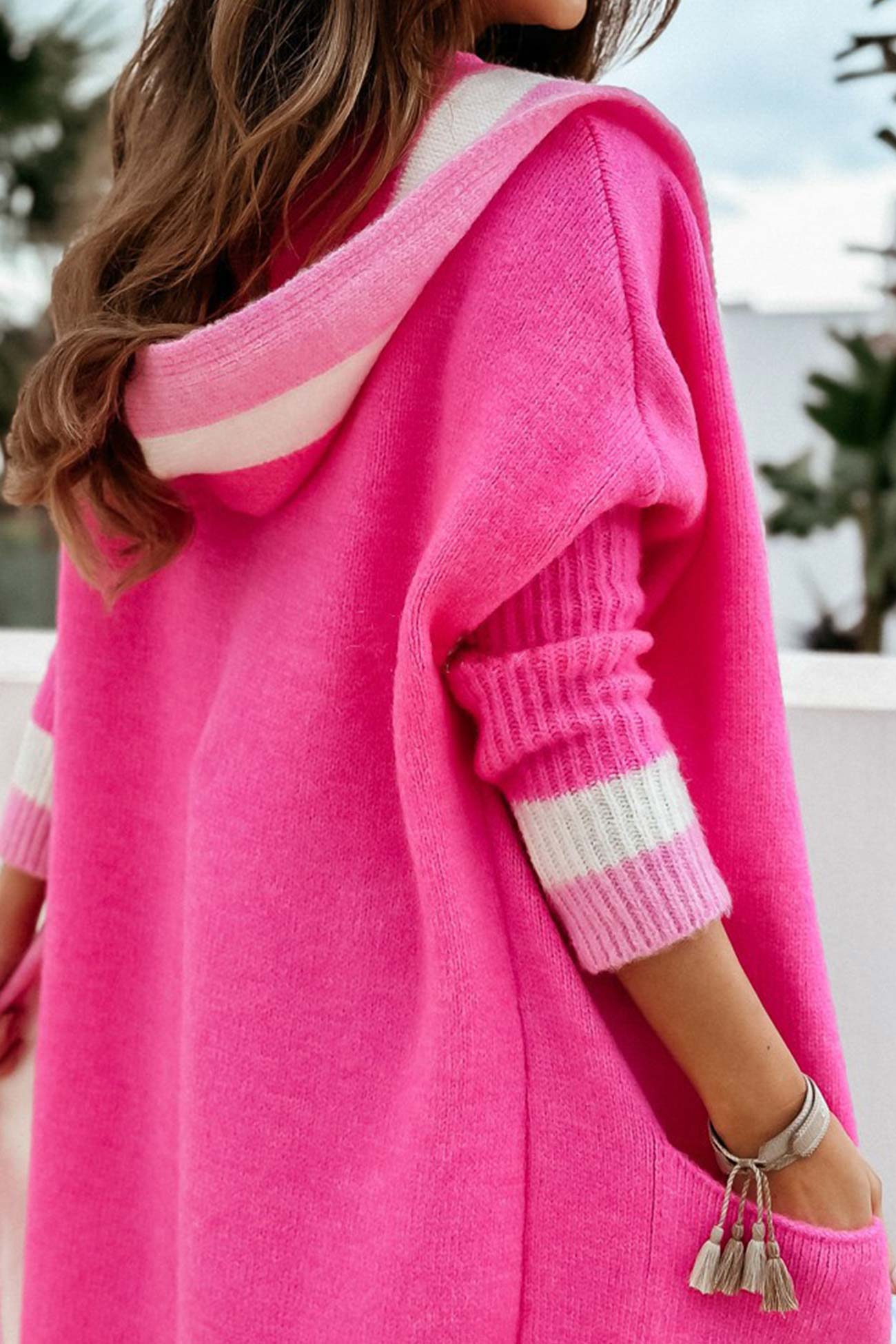 Krohn-e | Herbst Eleganz Kapuzen - Cardigan