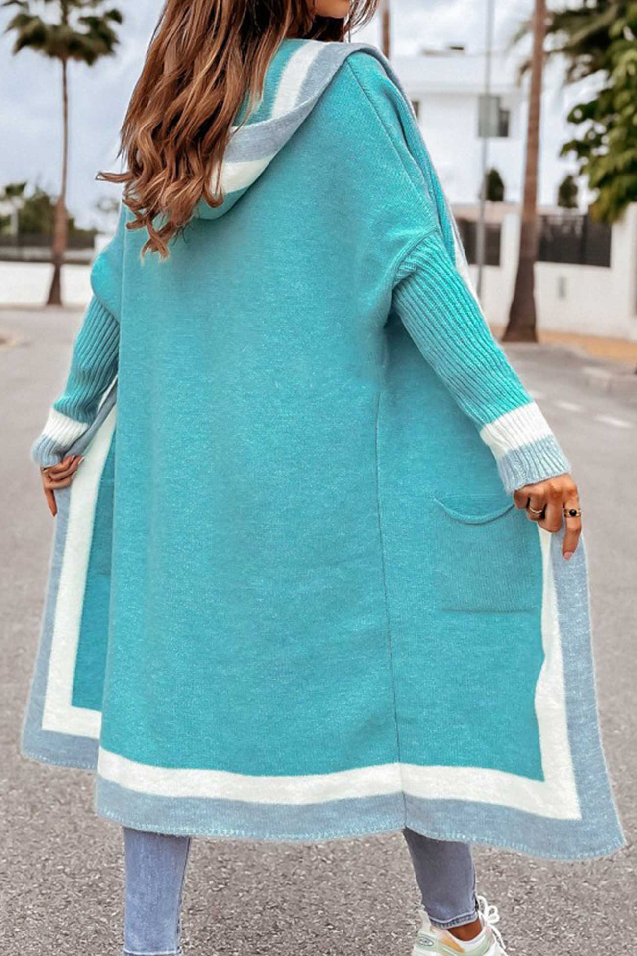 Krohn-e | Herbst Eleganz Kapuzen - Cardigan
