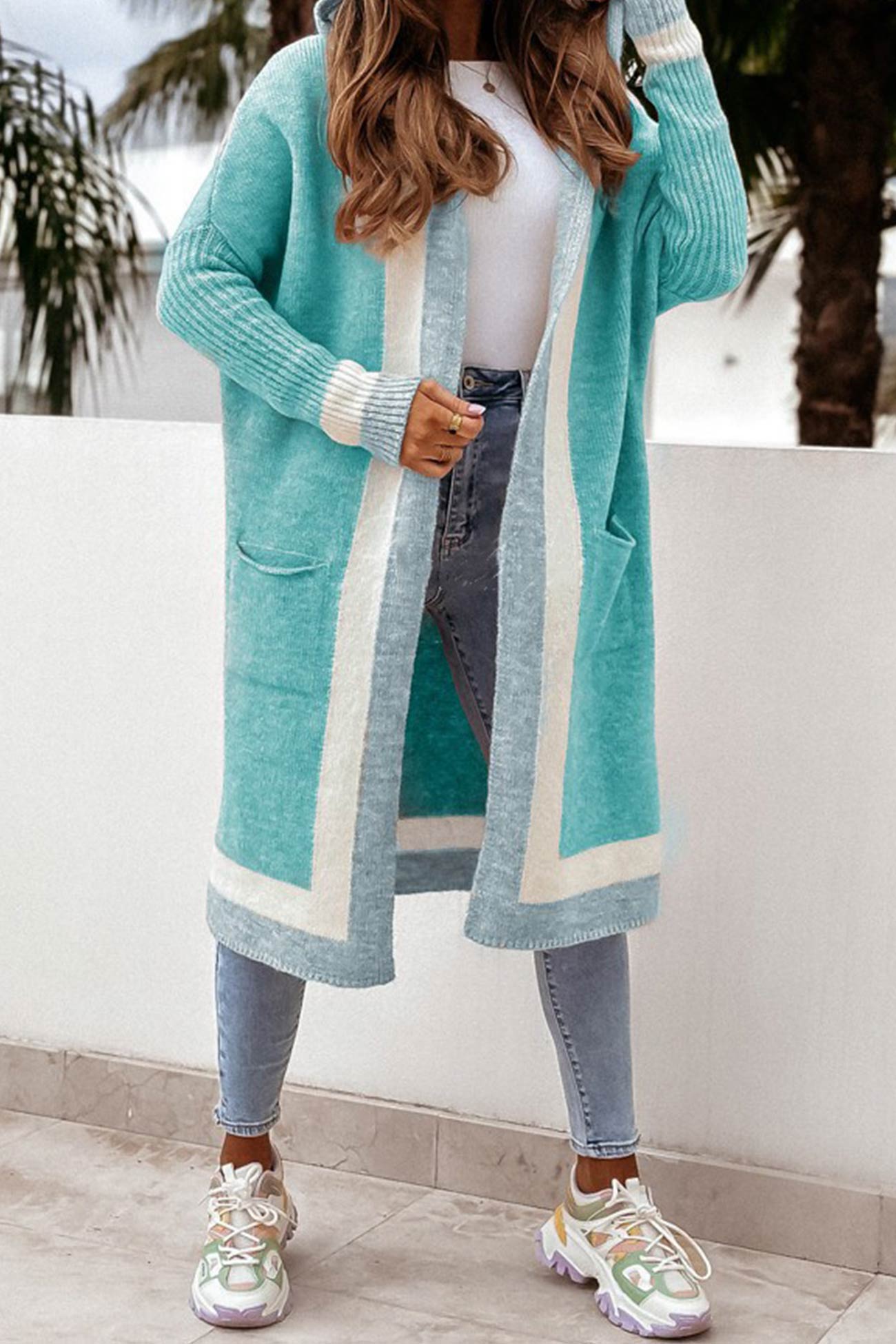 Krohn-e | Herbst Eleganz Kapuzen - Cardigan