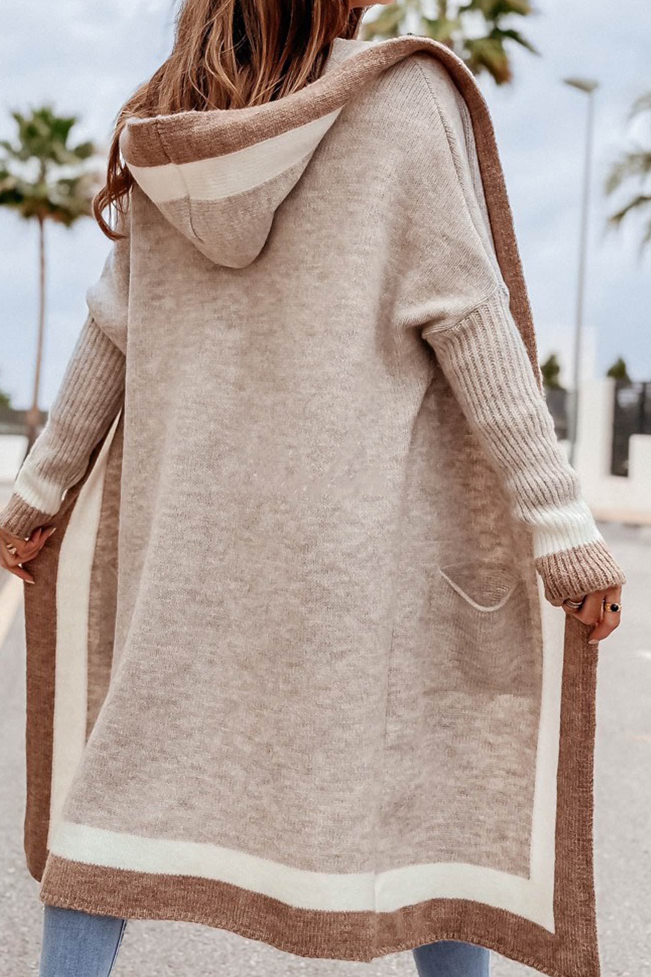 Krohn-e | Herbst Eleganz Kapuzen - Cardigan
