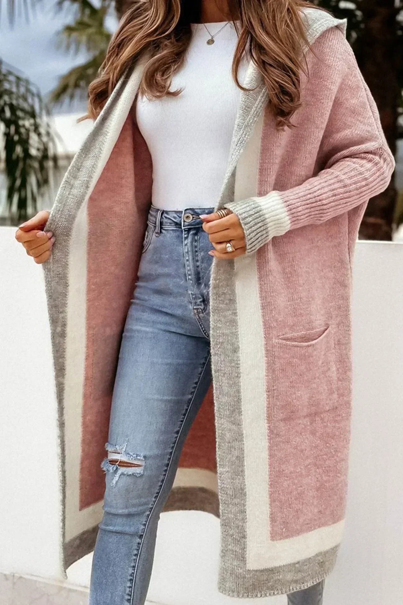 Krohn-e | Lange Jacke mit Kapuze