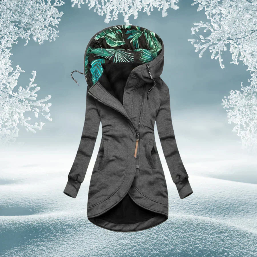 Krohn-e | Grüner Damenparka Mit Kapuze