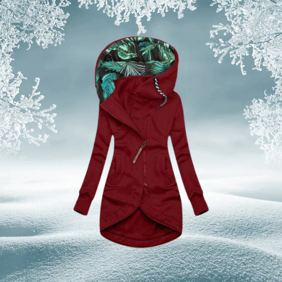 Krohn-e | Grüner Damenparka Mit Kapuze