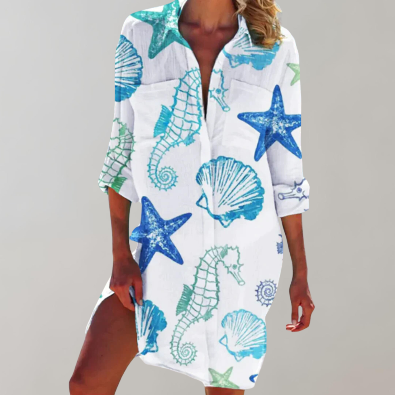 Sommerliches Midikleid Emma mit Muster