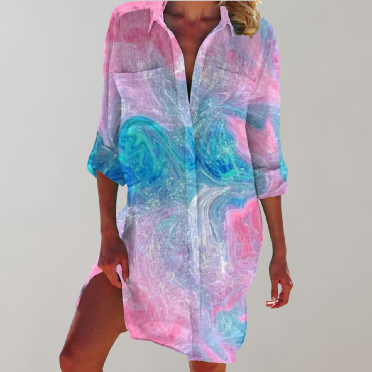 Sommerliches Midikleid Emma mit Muster