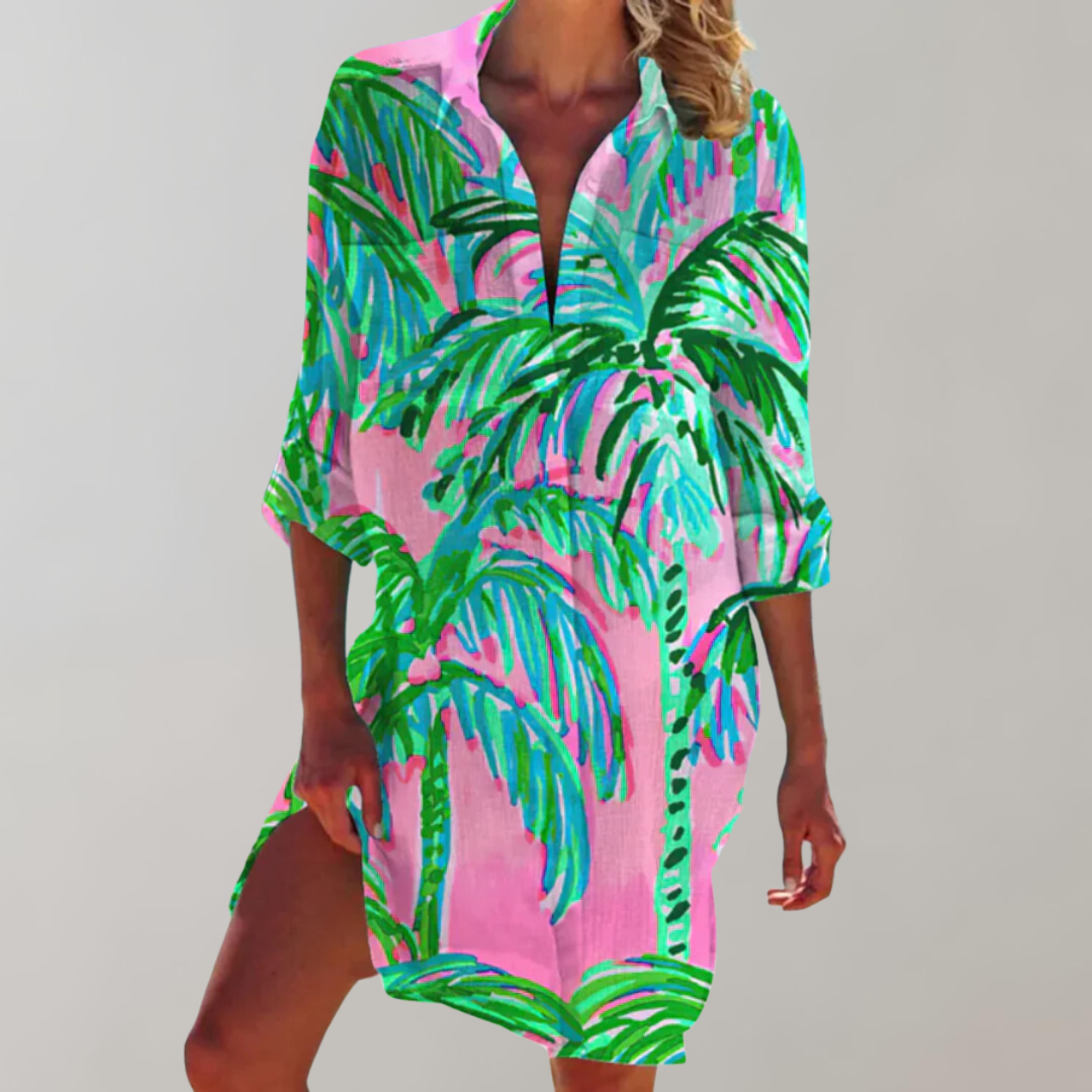 Sommerliches Midikleid Emma mit Muster