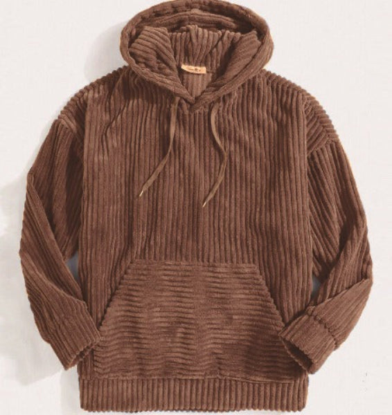 Krohn-e | Hoodie - Unisex Herbst Kord Sweatshirt