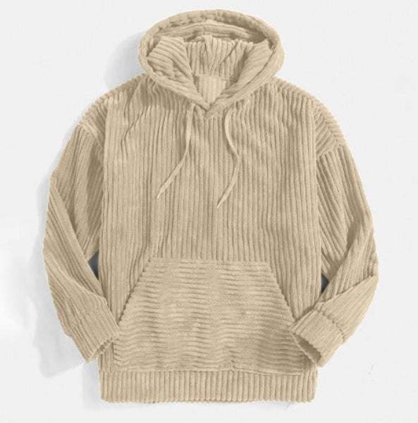 Krohn-e | Hoodie - Unisex Herbst Kord Sweatshirt