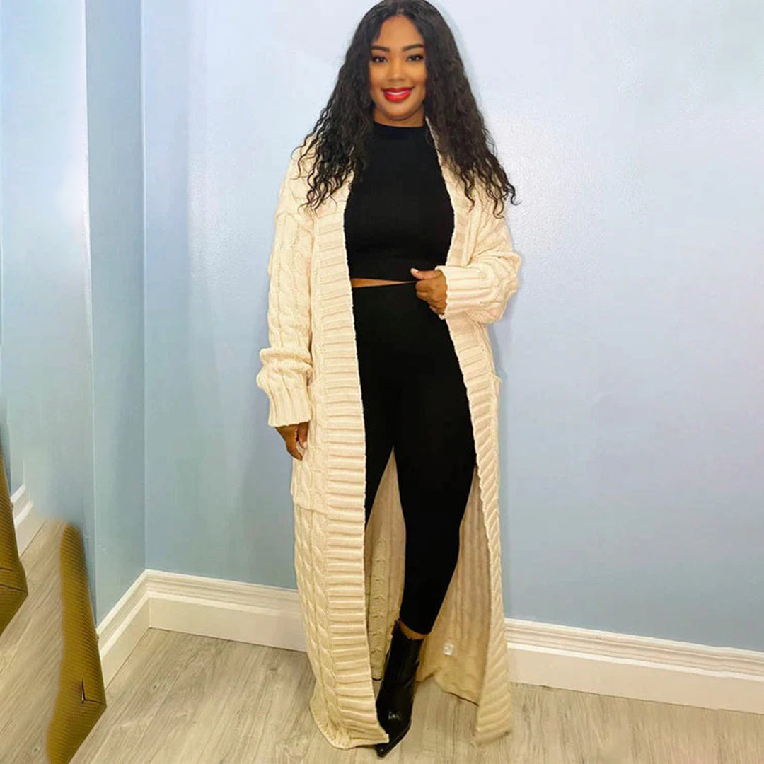 CELESTINA: Edle, lange Strickjacke für einen umwerfenden Auftritt