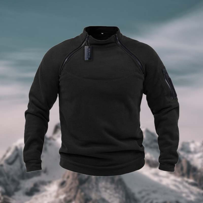 Herren Fleecepullover: Winddicht & Taktisch