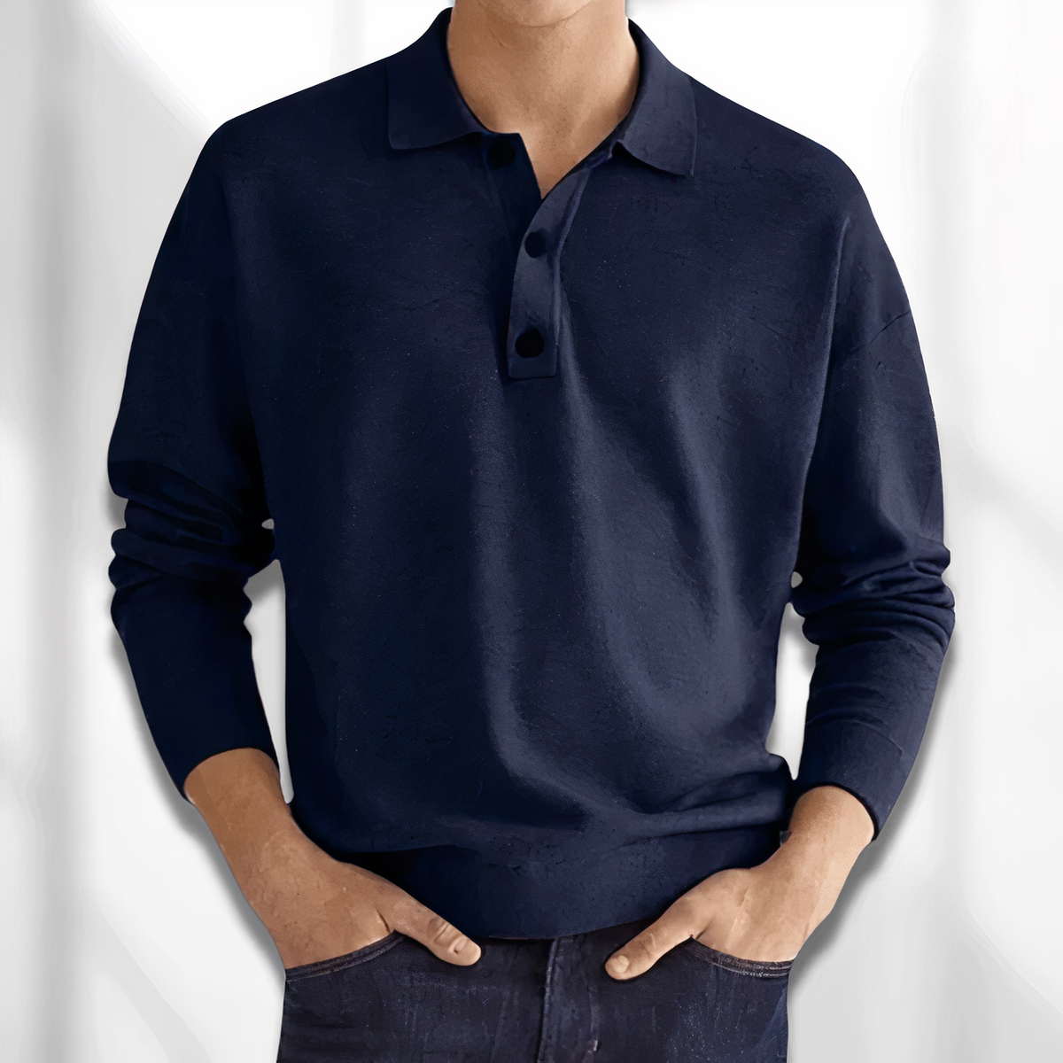 Poloshirt mit langen Ärmeln - Roach