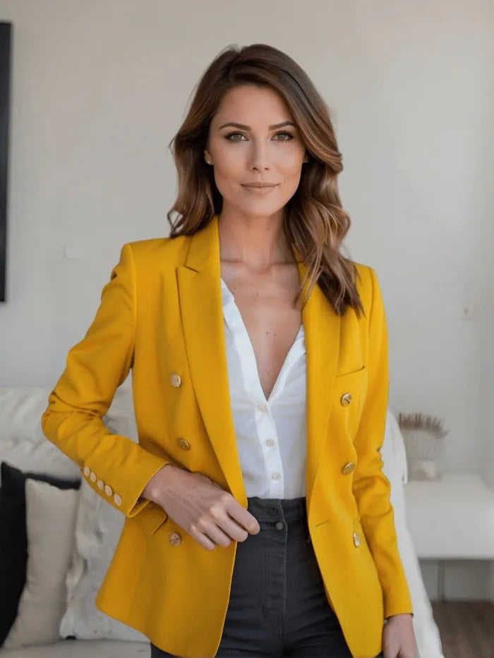 Krohn-e | Blazer Komfortabel Elegant Hochwertige Materialien Perfekt für Geschäft und Abendveranstaltungen