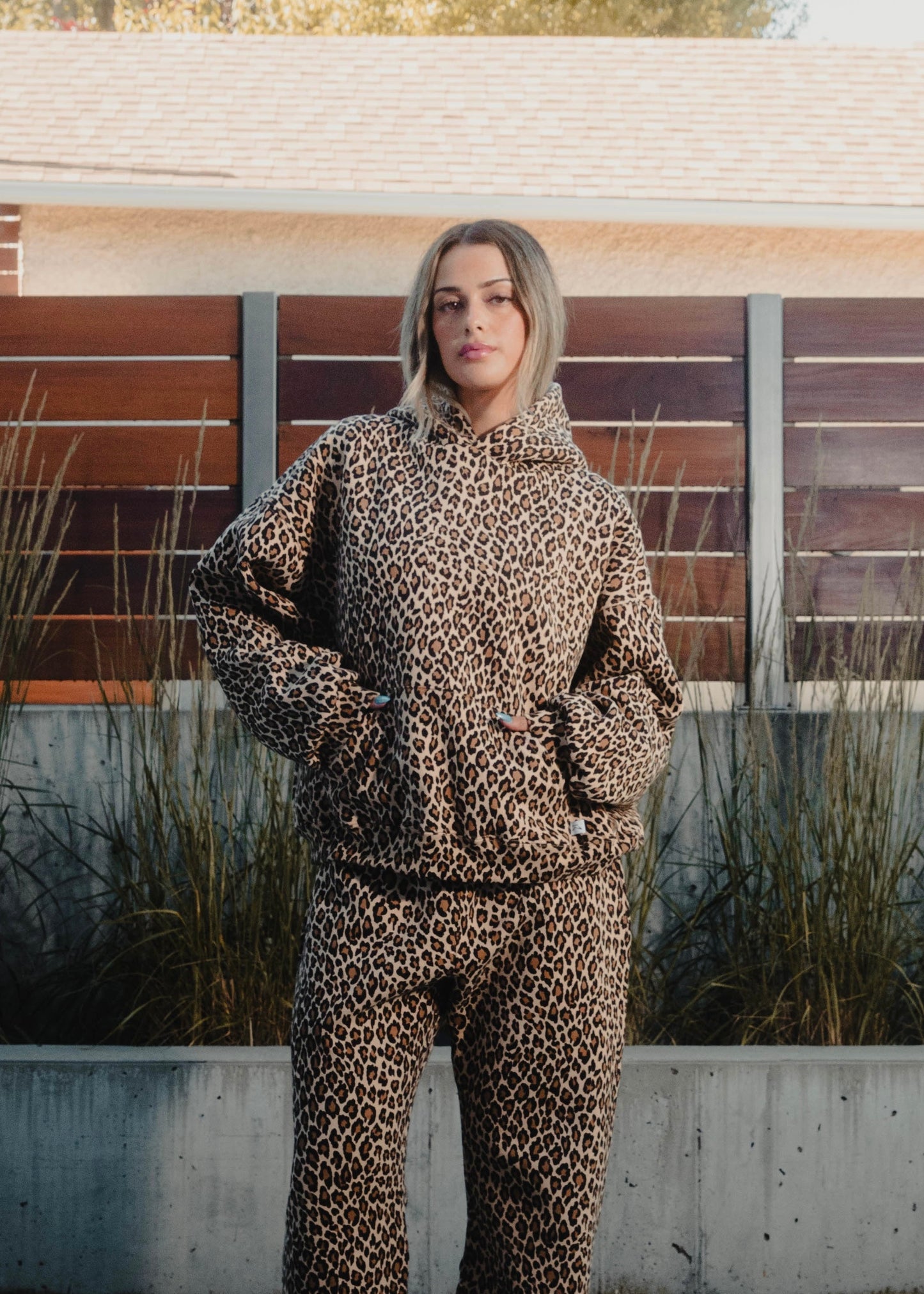 Fudus Leoparden-Kapuzenpullover: für einen wilden Look
