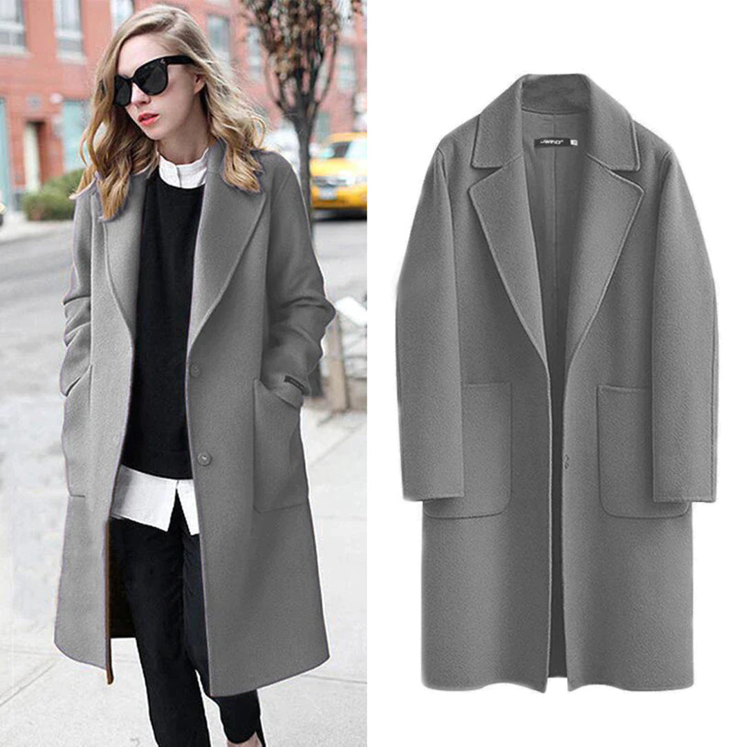 Krohn-e | Stylischer langer Wintermantel