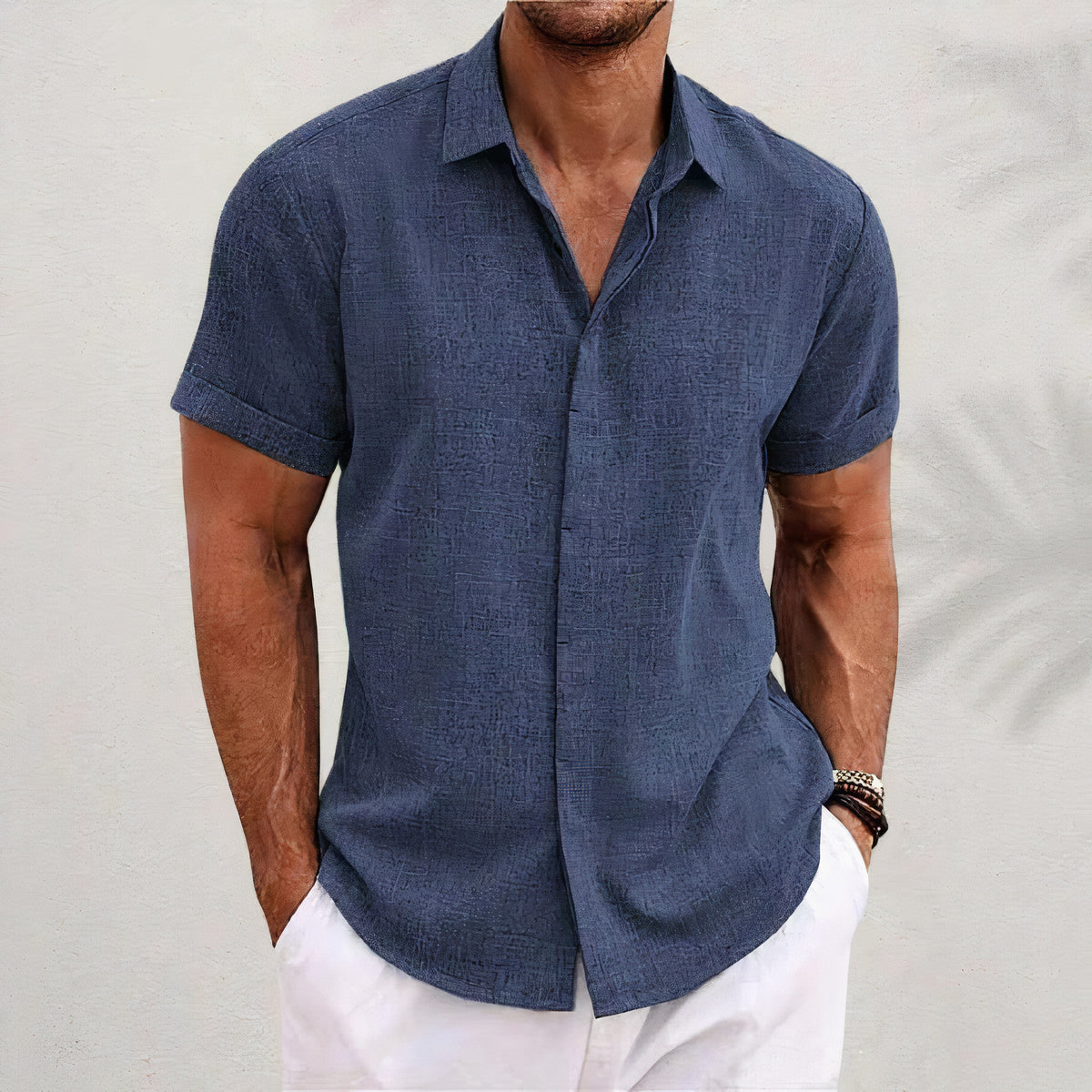 Davian Retro Linen Shirt