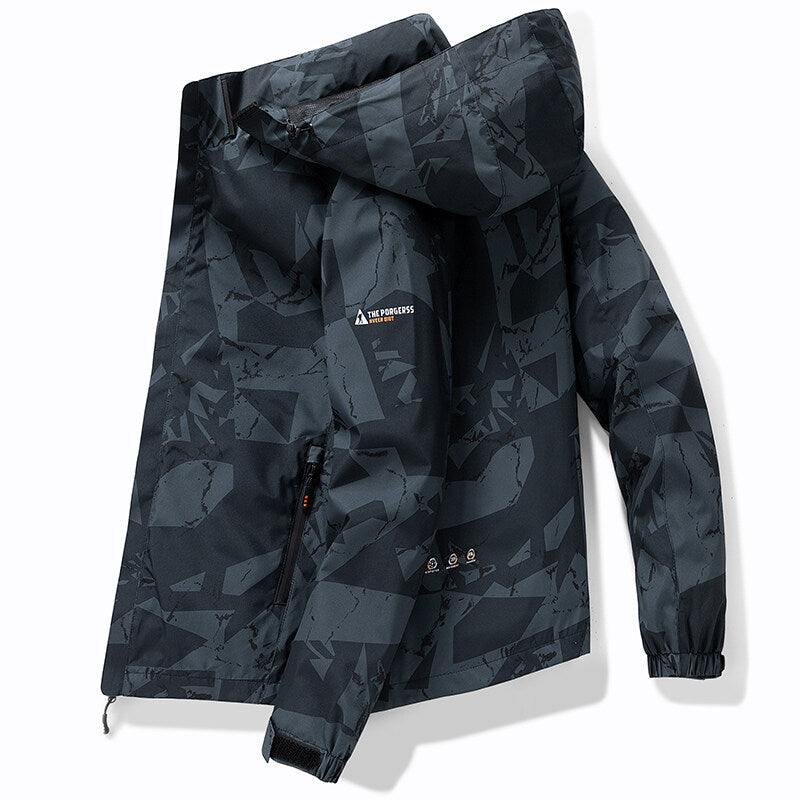 Krohn-e | wasserdichte winddichte Jacke für Herren
