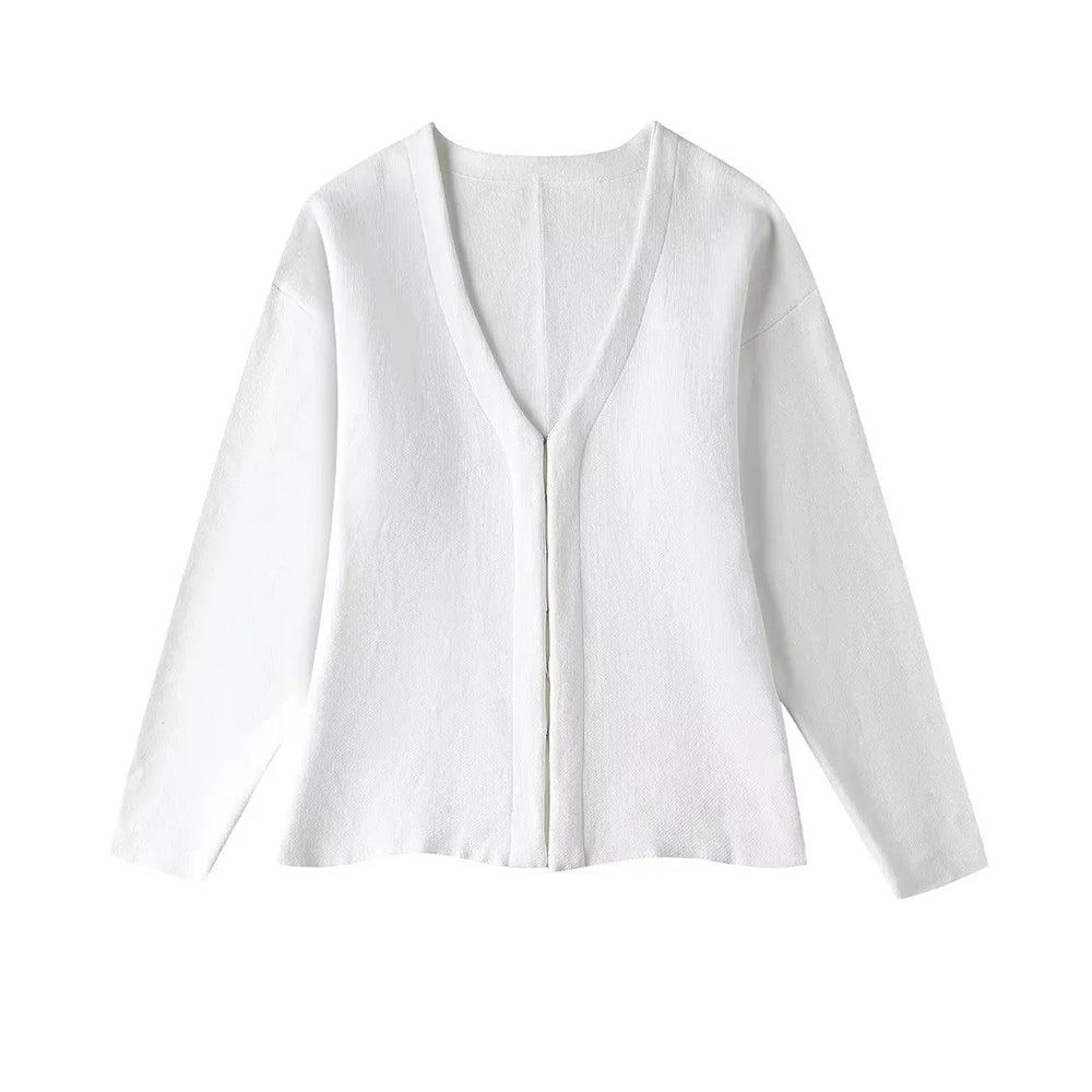 Krohn-e | Minimalistischer Strick-Cardigan