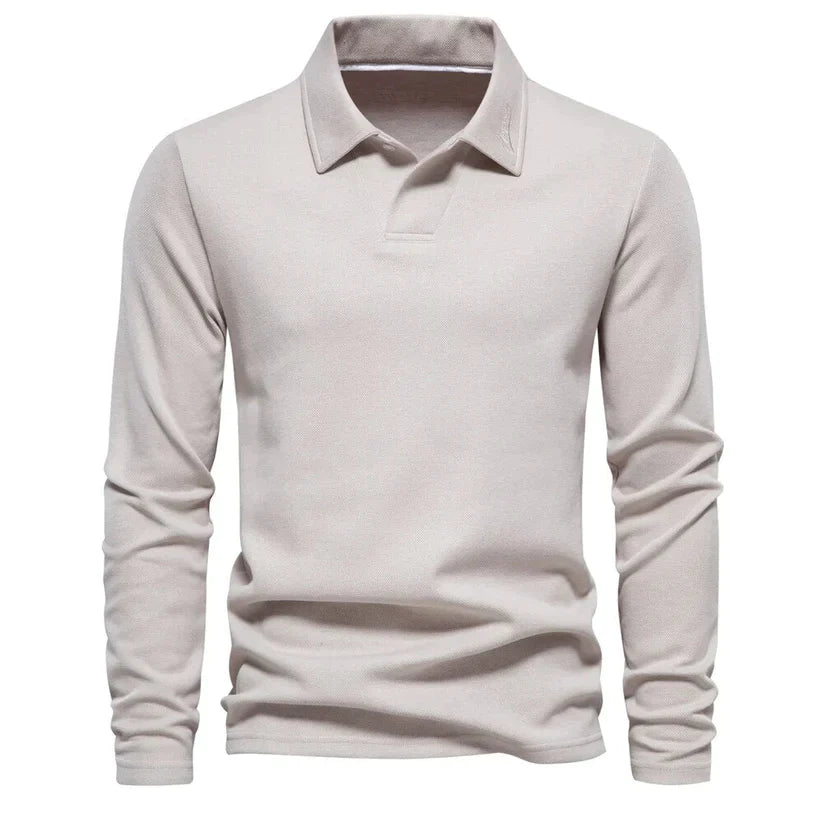 Poloshirt mit langen Ärmeln – Dimitri