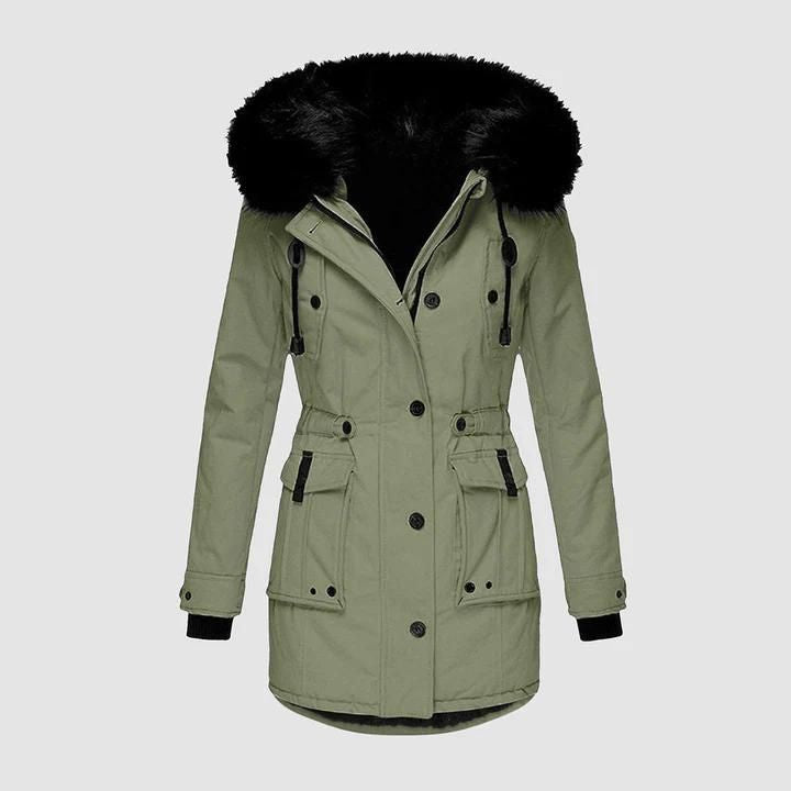 Dita: Langer Damen-Wintermantel