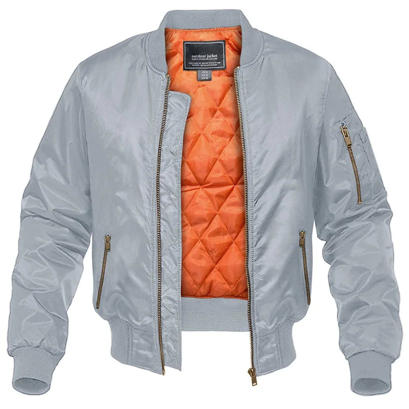 Krohn-e | Bomberjacke Im Sportlichen Stil