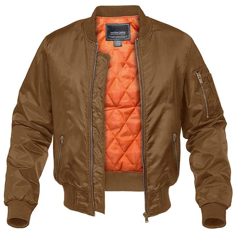 Krohn-e | Bomberjacke Im Sportlichen Stil