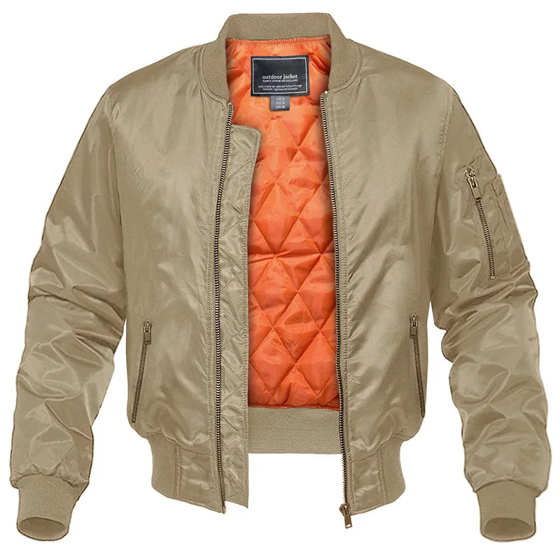 Krohn-e | Bomberjacke Im Sportlichen Stil