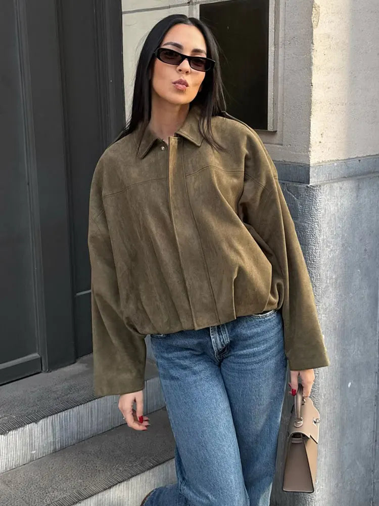 Krohn-e | Übergangsjacke Elegante Bluse, Stilvoll