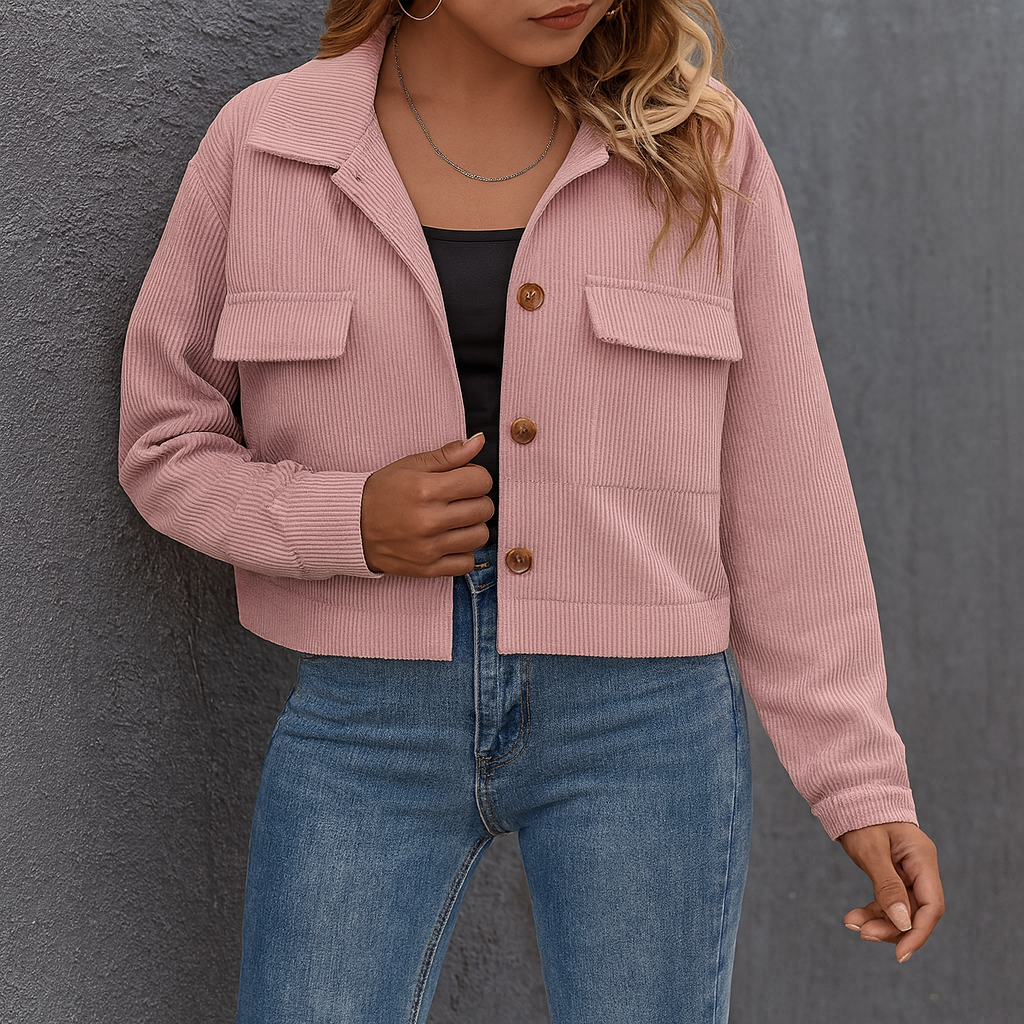 Krohn-e | Übergangsjacke aus Samtoptik, Elegant