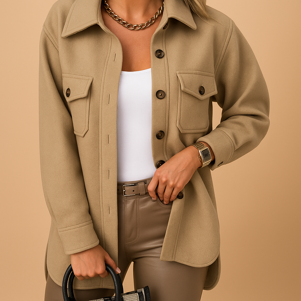 Krohn-e | Übergangsjacke mit Knöpfen und Taschen