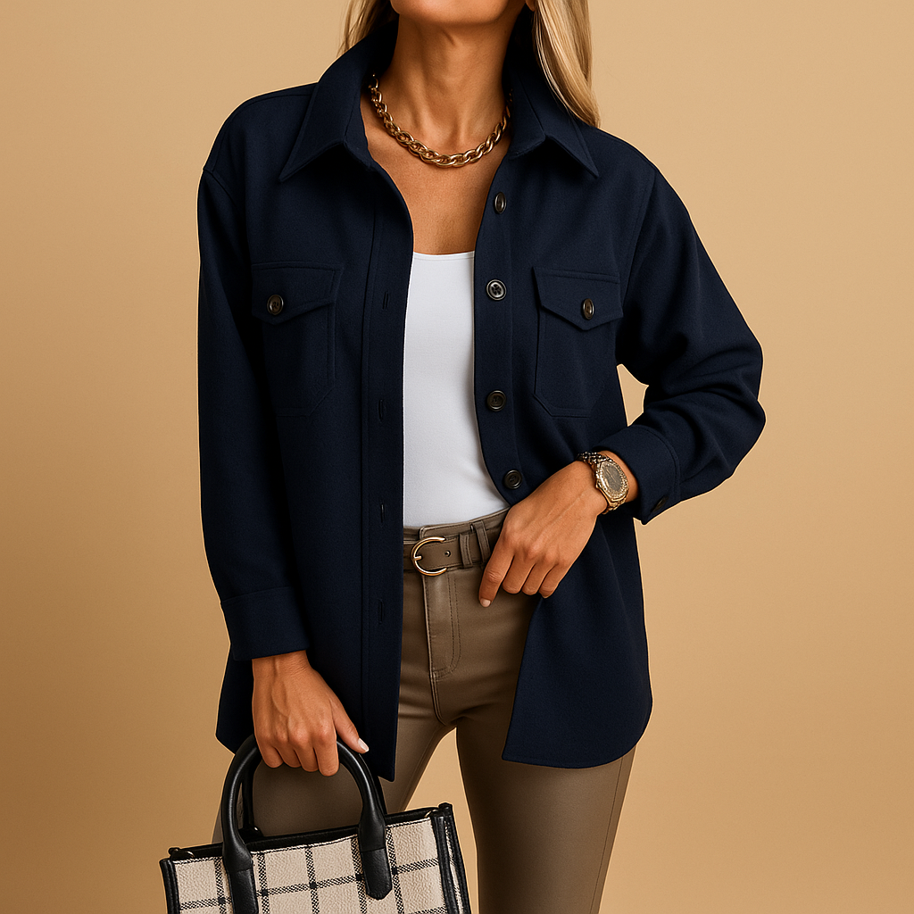 Krohn-e | Übergangsjacke mit Knöpfen und Taschen
