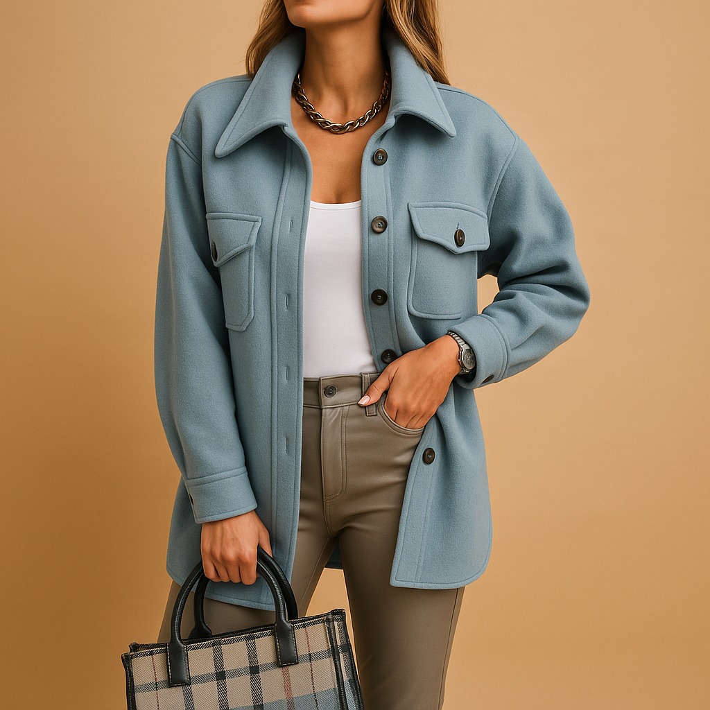 Krohn-e | Übergangsjacke mit Knöpfen und Taschen