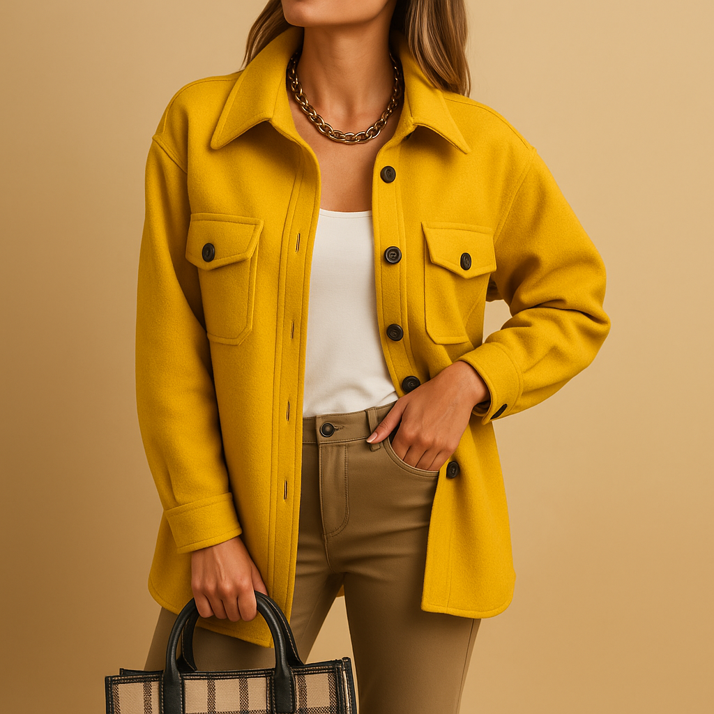 Krohn-e | Übergangsjacke mit Knöpfen und Taschen