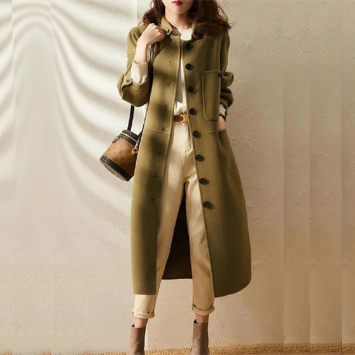 Krohn-e | Trenchcoat mit Knopfverschluss und Taschen