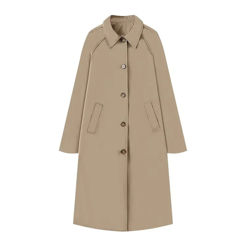 Krohn-e | Trenchcoats mit Knopfverschluss, Lang