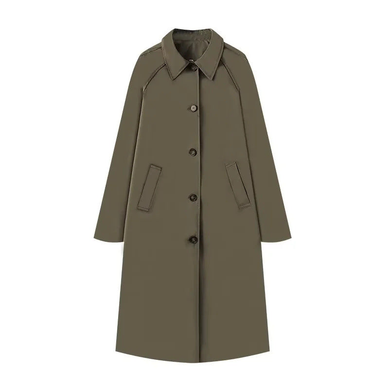 Krohn-e | Trenchcoats mit Knopfverschluss, Lang