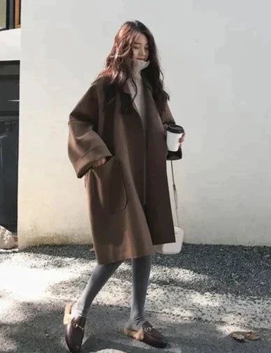 Krohn-e | Trenchcoats mit Übergröße Design, Lang