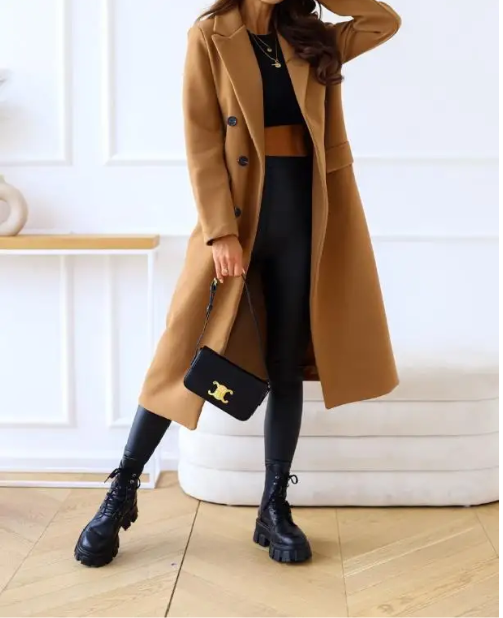 Krohn-e | Winterjacke Lang Gefüttert, Zeitloser Schnitt