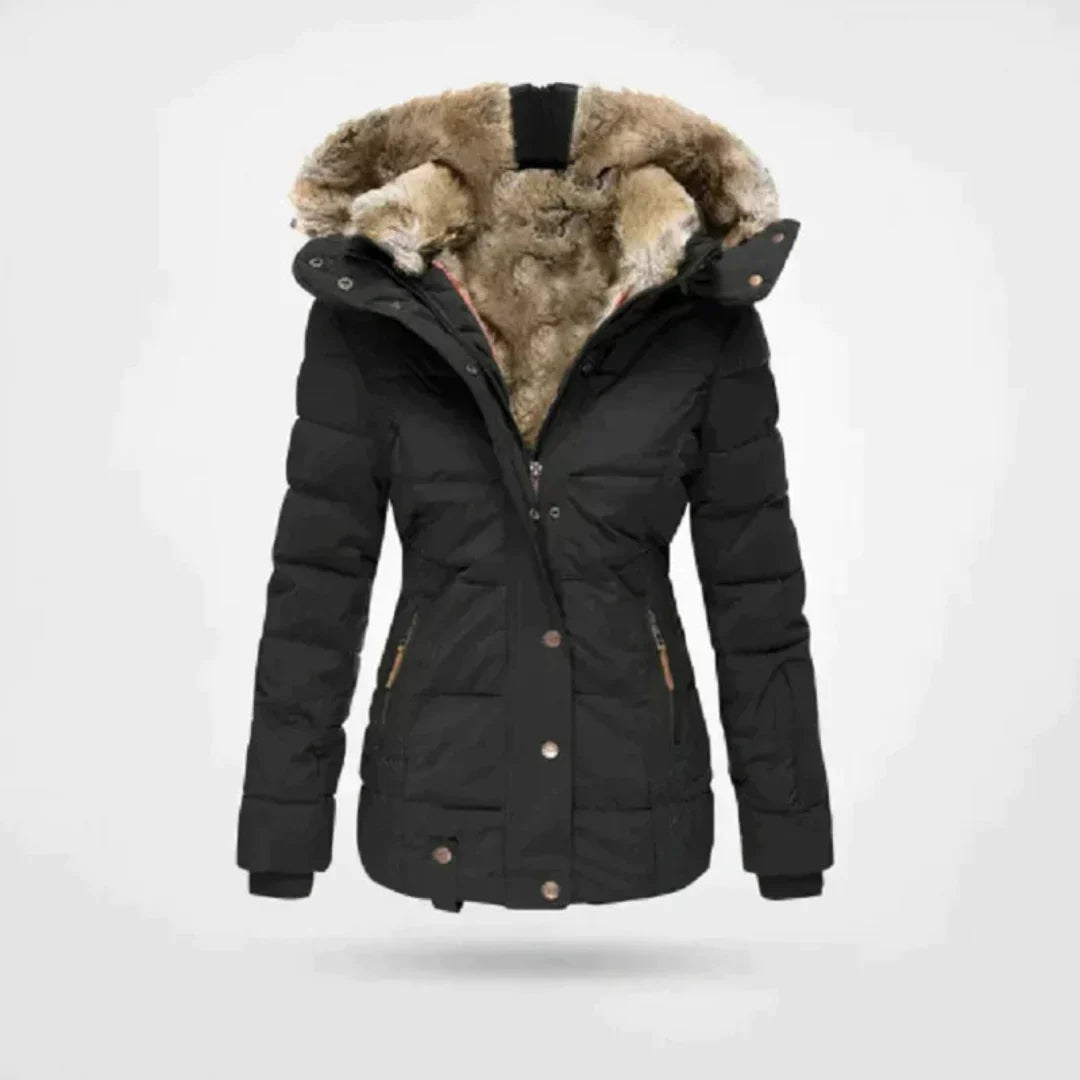 Krohn-e | Winterjacke Kurz Gefüttert, Taillierte Passform