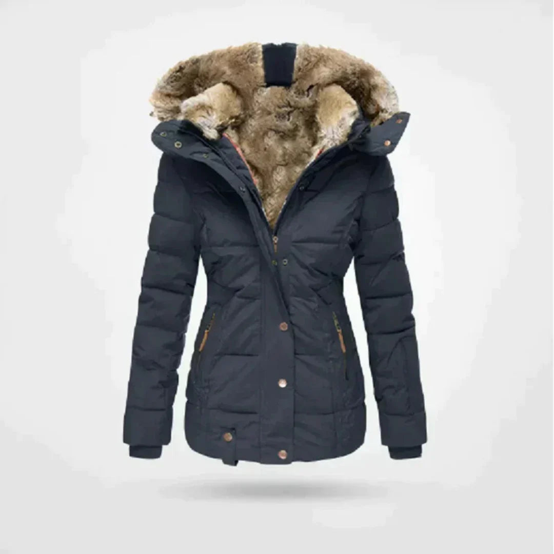 Krohn-e | Winterjacke Kurz Gefüttert, Taillierte Passform