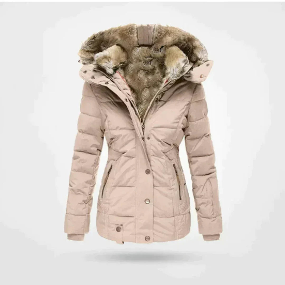 Krohn-e | Winterjacke Kurz Gefüttert, Taillierte Passform