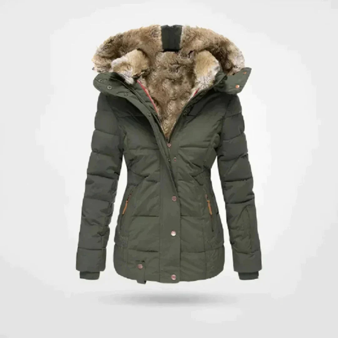 Krohn-e | Winterjacke Kurz Gefüttert, Taillierte Passform