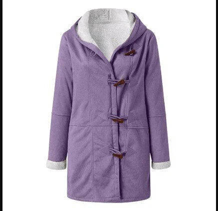 Krohn-e | Lässige, mit Fleece Gefütterte Jacke mit Kapuze