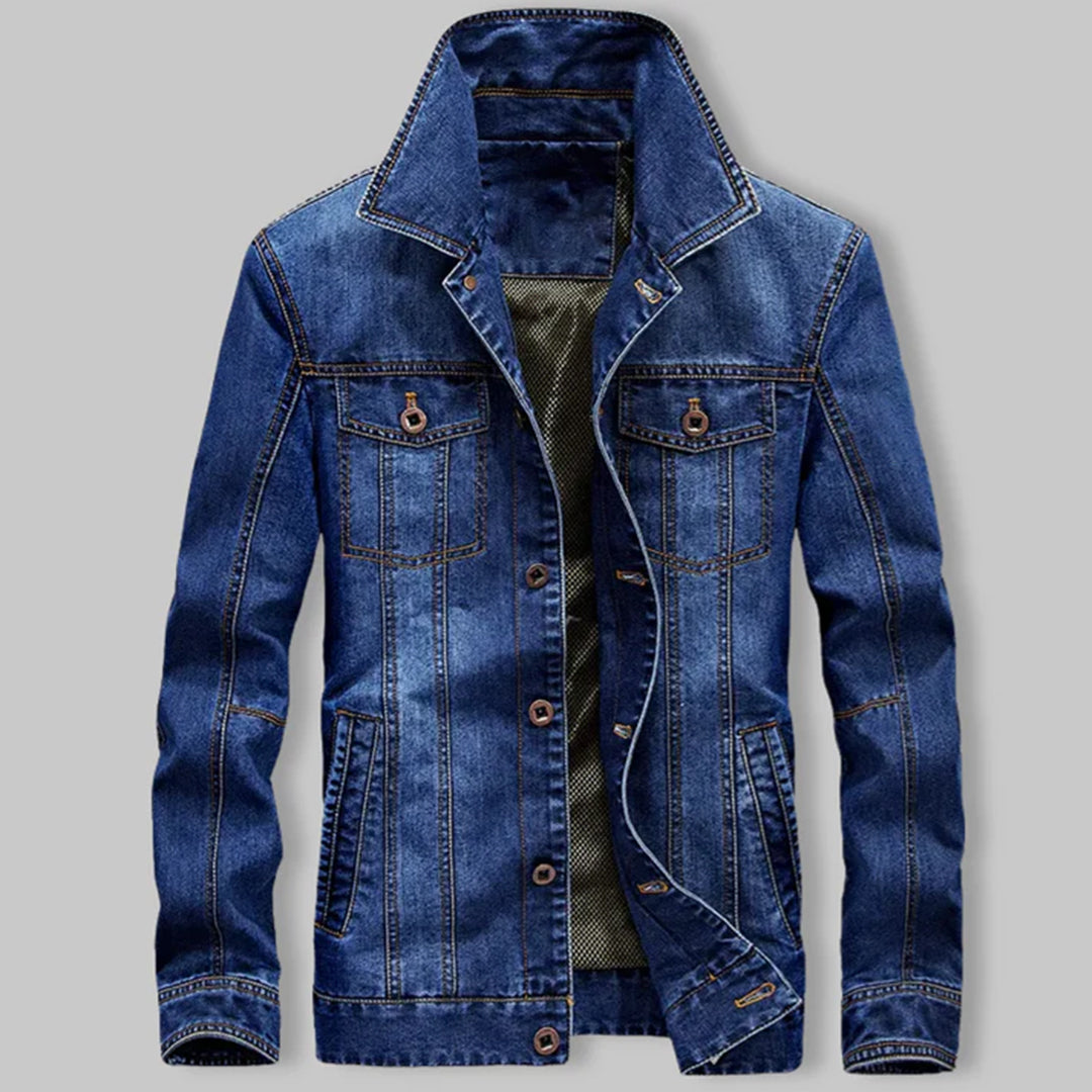 Extra große Jeansjacke für Herren