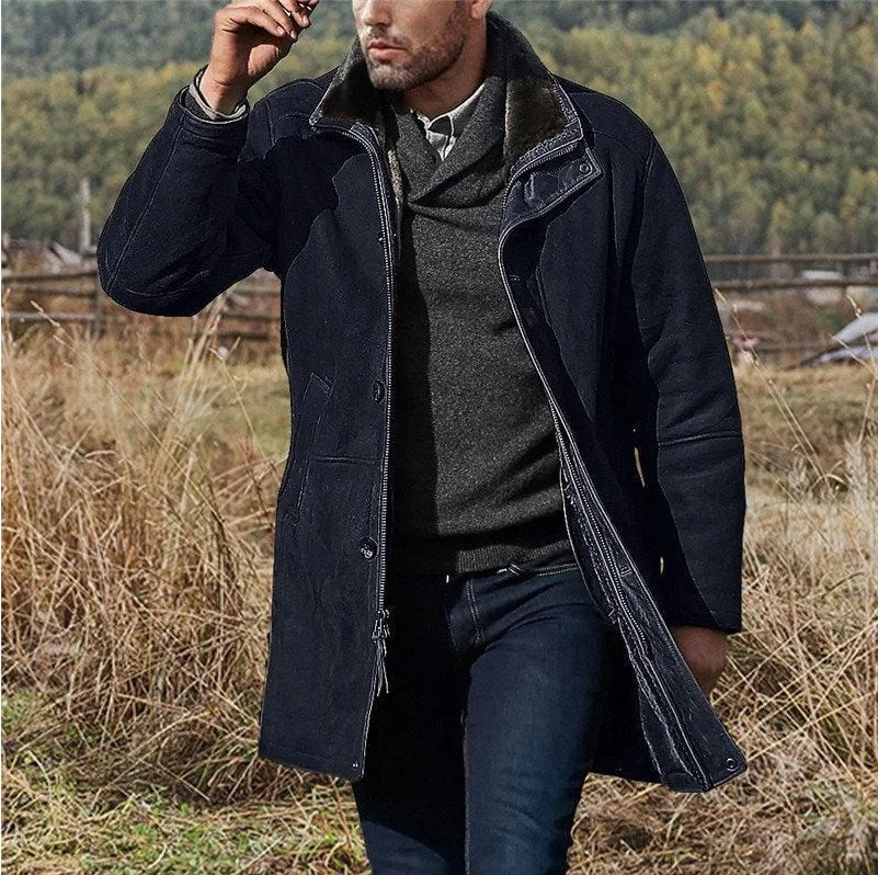 Krohn-e | Wildlederjacke Herren wasserabweisend