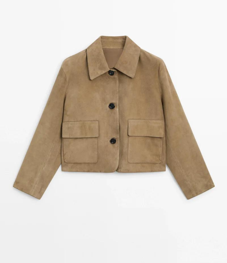 Krohn-e | Klassische Wildlederjacke